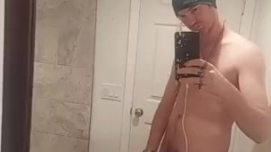 Whipping out my cock real quick at a friend's house 
