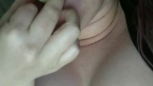 Banana No Gag w/ Huge Pierced Mommy Tits xxMissSwitchxx