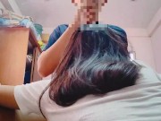 SamePersxn - ดูดบุหรี่แล้วก็มีน้องมาดูดควยให้ฟินดีจริง นักศึกษาพาเสียว เสียงไทย(Thai) 3/16