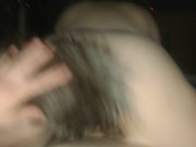 Curvy tries reverse cowgirl with tail plug 10/16