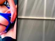 Fucked while watching Pornhub, then came on me and in me! Double Cum 9/16