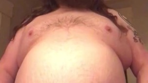 365 lb Gainer shake chug w/ real-time measuring, and feeder fantasy chat