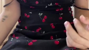 Fingering My Tight Pussy For You In My Dress