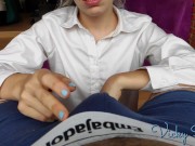 She missed figure skating class to fuck her BF and get creampied 1/16