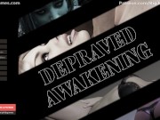 Depraved Awakening #2: Slutty widow gets titty-fucked by a detective (HD Gameplay)