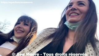 Ava Moore - Chupamos en el baño de un parque de Lyon con Luna ...