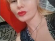 At friends house, a pretty milf shows her cute tight pussy and perfect breast  14/16