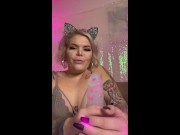 slop & spit POV BJ with interactive anal toy