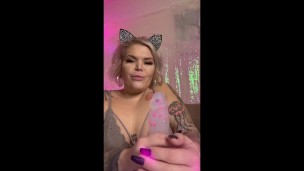 slop & spit POV BJ with interactive anal toy
