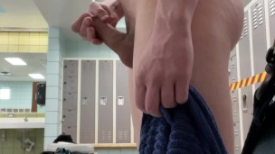 Eddie De Luca Jerking Off In Locker Room