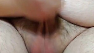 Chubby guys cums 5 day load