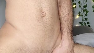 Twink Comes On Abs, Shaking Orgasm