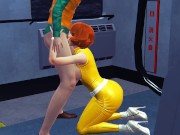 April O’Neil from Mutant Ninja Turtles face fuck 7/16