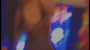MILF Riding A Dildo On A Small Shelf (mirror view)