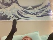fingering myself in bed