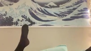 fingering myself in bed
