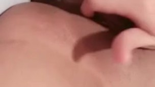 Playing with my wet asian pussy