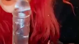 Sucking dildo