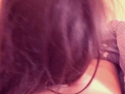 The girl stuck to the guy in the morning 2/16