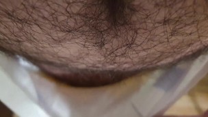 Morning pee in diaper and sneakpeack