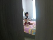 Cute Bitch In Stockings Gently Fondles Her Wet Vagina With A Powerful Vibrator On The Camera 1/16