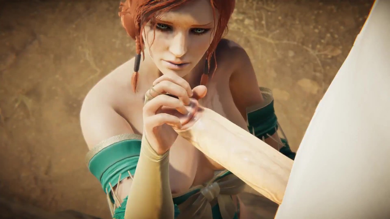 The Witcher - Triss Merigold gets creampied by Geralt - 3D Porn - RedTube