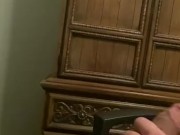 Straight man jerks off and cums hard