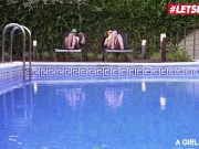 AGirlKnows - Ginebra Bellucci & Julia De Lucia Big Ass Spanish Lesbian Intense Girl On Girl Pussy Licking Fantasy 1/16