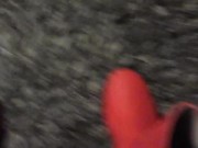 Squeaky Red Boots
