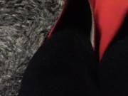 Squeaky Red Boots - Screenshot 2 of 16 - Foot Fetish