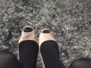 Squeaky Beige Heels - Screenshot 10 of 16 - Pvc