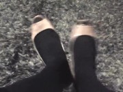 Squeaky Beige Heels - Screenshot 12 of 16 - Foot Fetish
