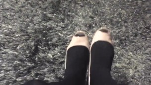 Squeaky Beige Heels