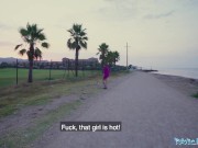 Public Agent Spanish babe Siliva Ruby Gets Her Tattooed Hot Body with shaven pussy fucked 1/16