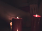 4К Свечи, вибратор и оргазм ! Кира Лостер - Screenshot 9 of 16 - Solo Masturbation