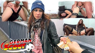 GERMAN SCOUT - ROUGH ANAL SEX FOR SKINNY GINGER LANA AT PICKUP ...