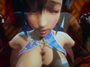 甜心选择2：中国风餐厅与旗袍蒂法激情性爱 14/16