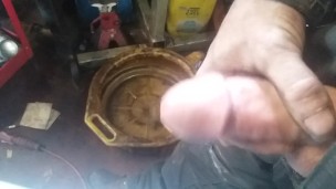 Masturbating at work
