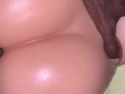 Big black cock pounds phat ass Latina 