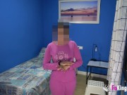 She eats a BLACK DICK while roommate watches 7/16