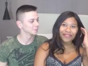 Cuckold dude watches BLACK GIRLFRIEND banging some dude 5/16