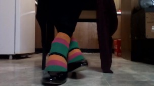Squeaky Black Wedges 2