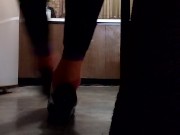Squeaky Black Wedges 3