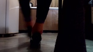 Squeaky Black Wedges 3