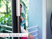 Naughty America - Brooklyn Lee can't wait to get wet pussy fucked 7/16