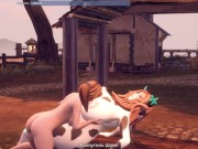 Косплейщица не против чтобы я её трогала за грудь [Gameplay] 9/16