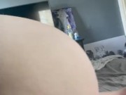Amateur Pawg sucks and rides cock  7/16