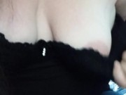 Playing with my breast 2/16