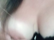 Playing with my breast 7/16