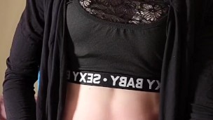 Fat cock girl teasing your little penis (hands free cum)
